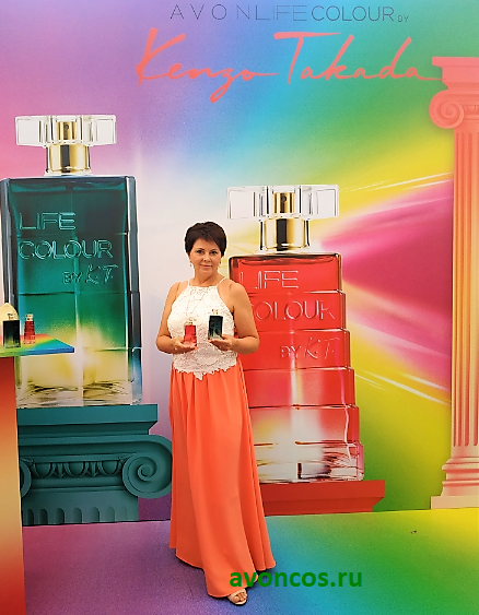 Новый парный аромат AVON Life Colour от Кензо Такада для него и для нее. фото