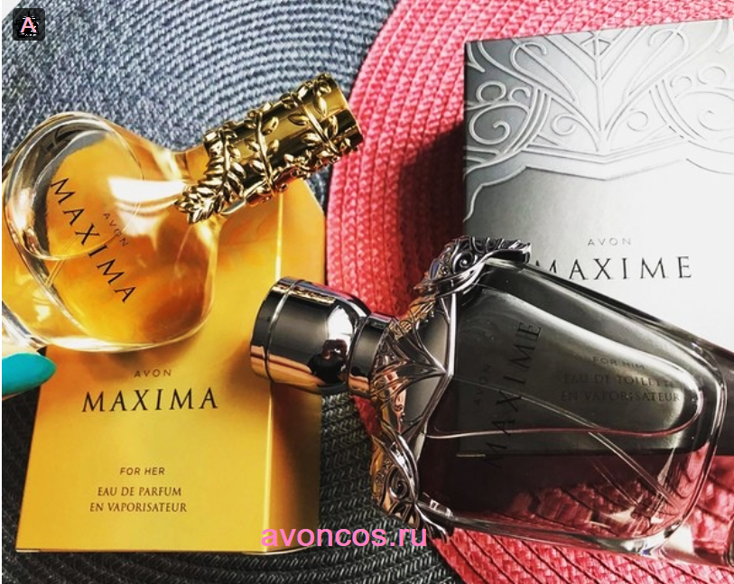 Аромат Maxima и Maxime в каталоге Avon